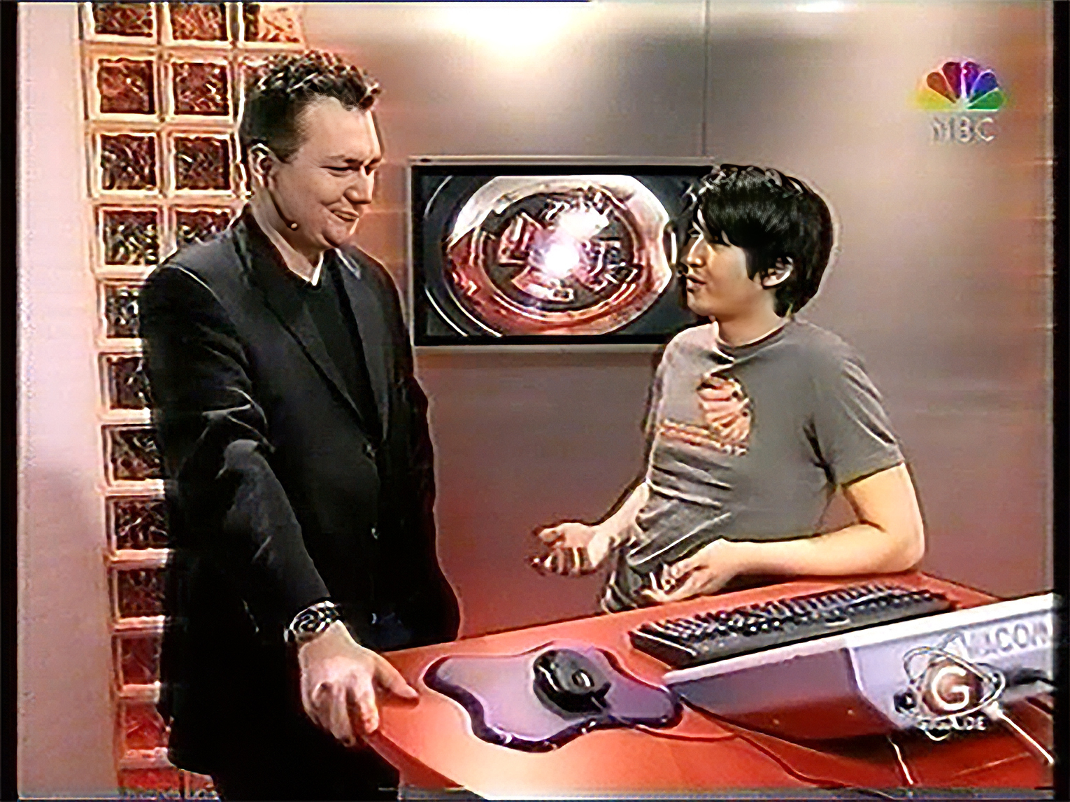 Besuch vor der Kamera bei NMC Giga 2005