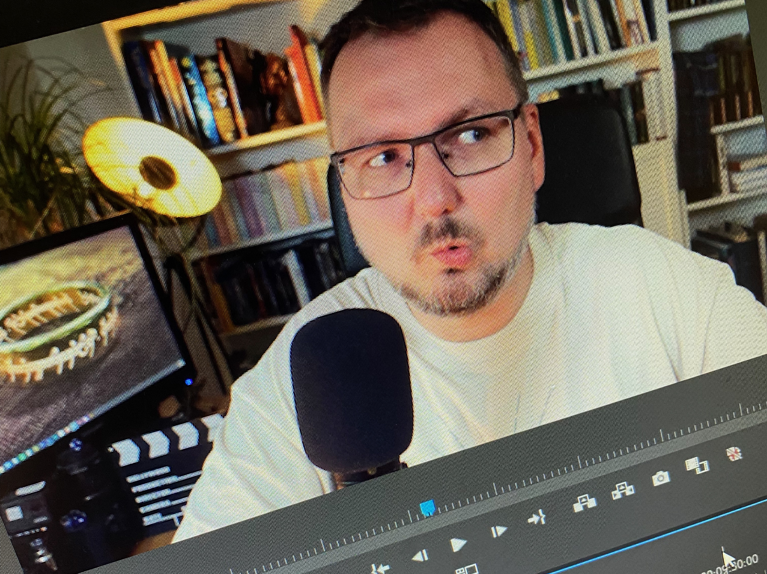 Peter vor der Kamera :) f&uuml;r "Mutbringer" und "medienberauscht"